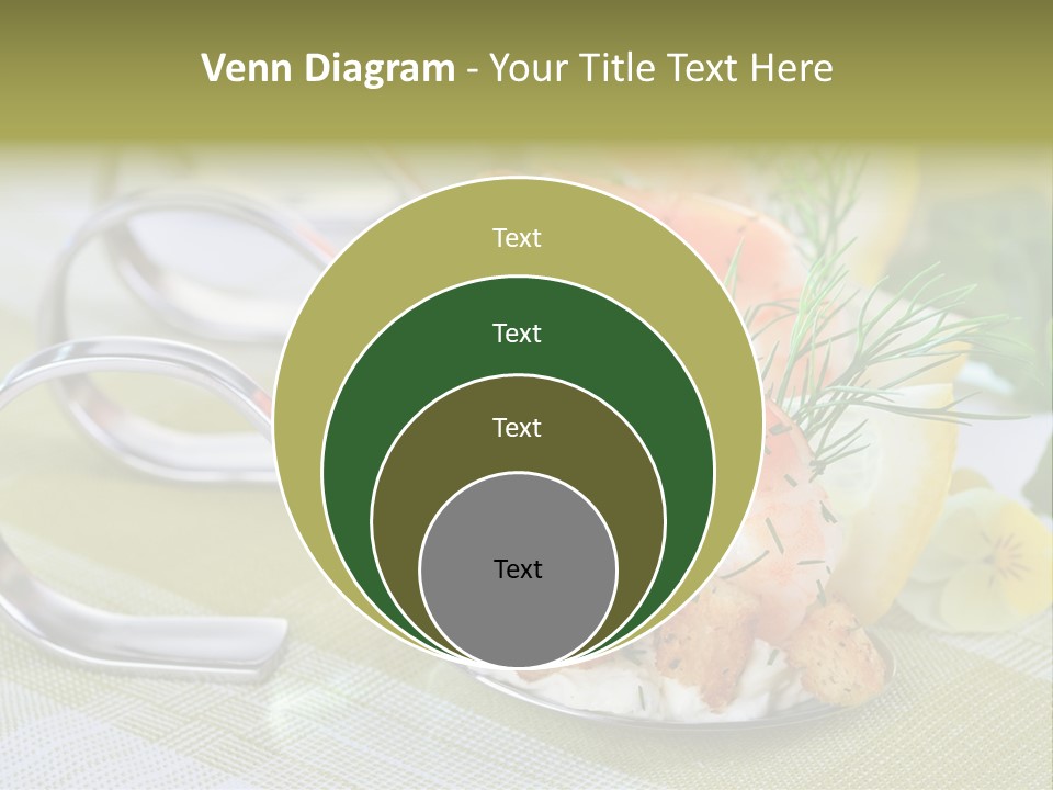 King Prawns Antipasti Riesengarnelen PowerPoint Template