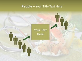 King Prawns Antipasti Riesengarnelen PowerPoint Template