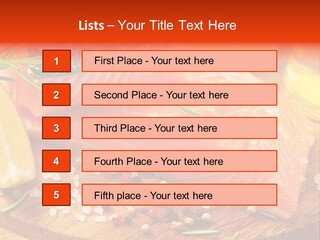 Roh Zitronen Gew PowerPoint Template