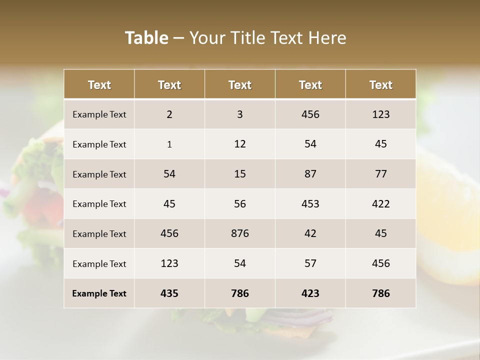 Plate Fast Organic PowerPoint Template