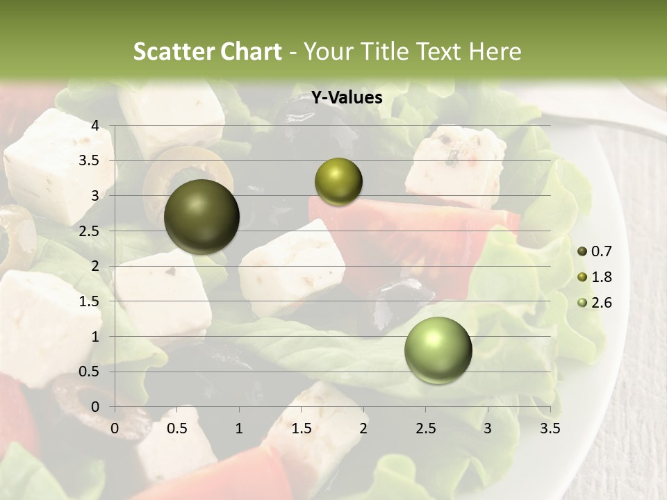 Mixed Fresh Vegetarian PowerPoint Template