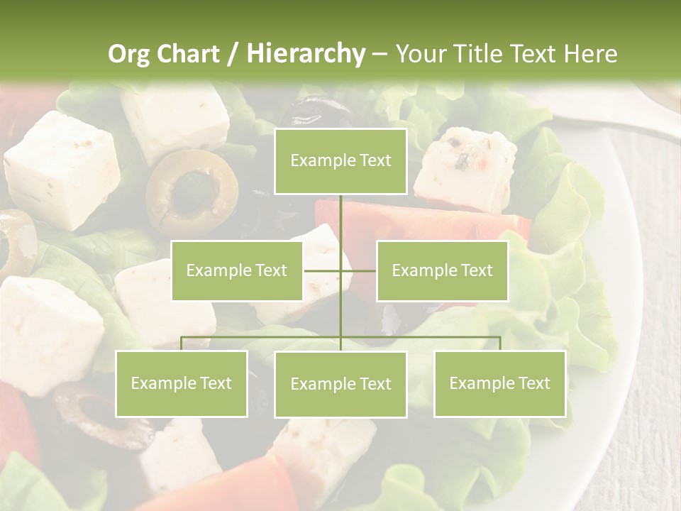 Mixed Fresh Vegetarian PowerPoint Template