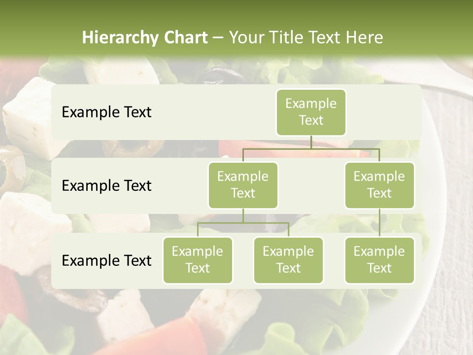 Mixed Fresh Vegetarian PowerPoint Template