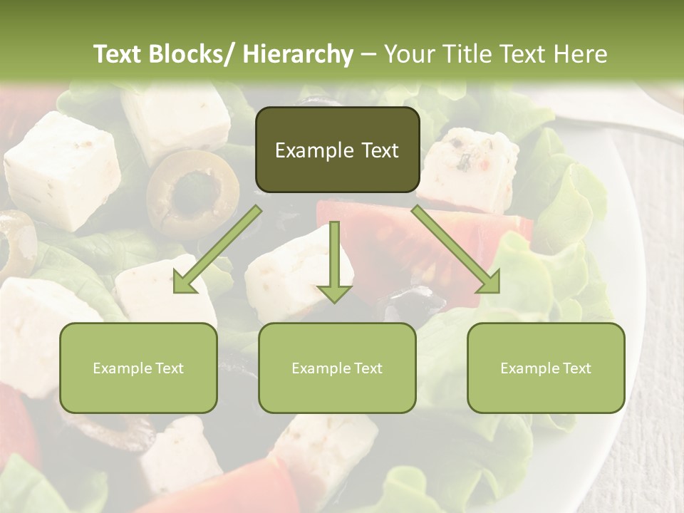 Mixed Fresh Vegetarian PowerPoint Template