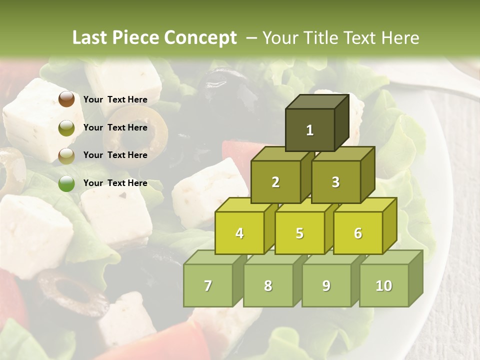Mixed Fresh Vegetarian PowerPoint Template