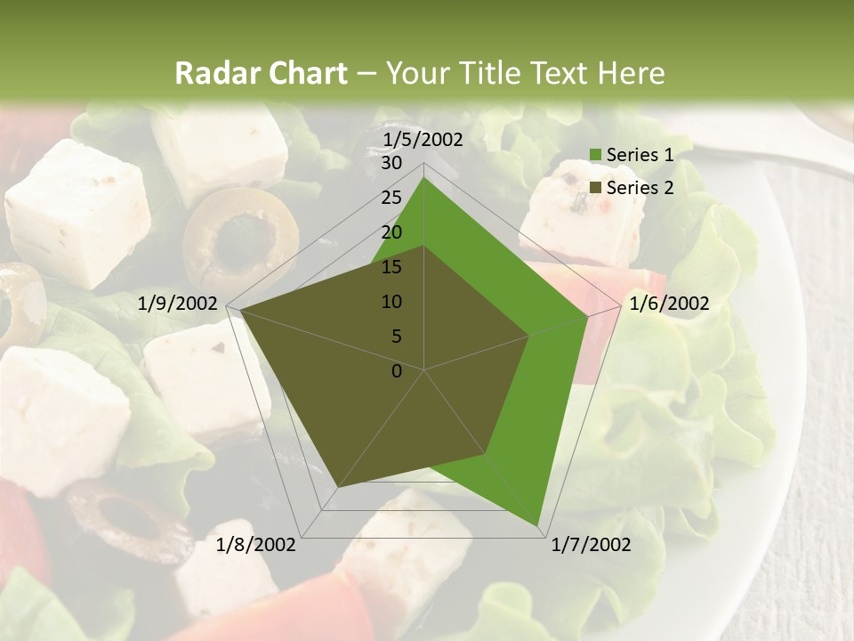 Mixed Fresh Vegetarian PowerPoint Template