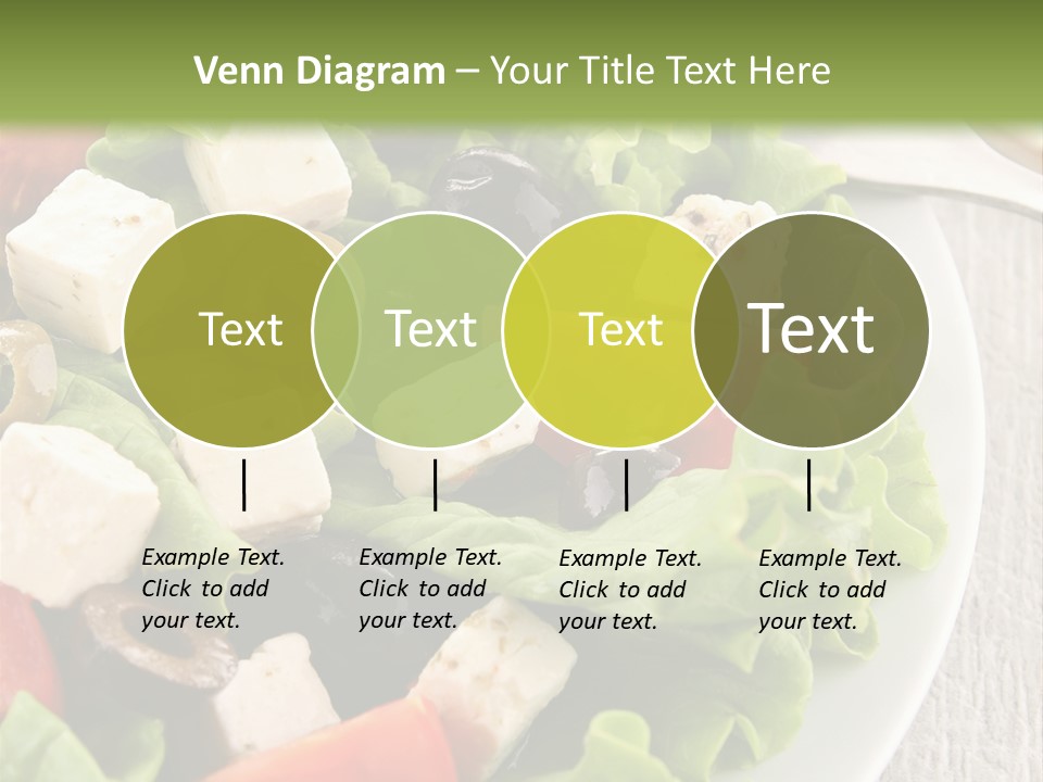 Mixed Fresh Vegetarian PowerPoint Template