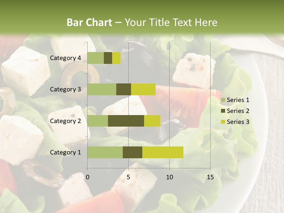 Mixed Fresh Vegetarian PowerPoint Template