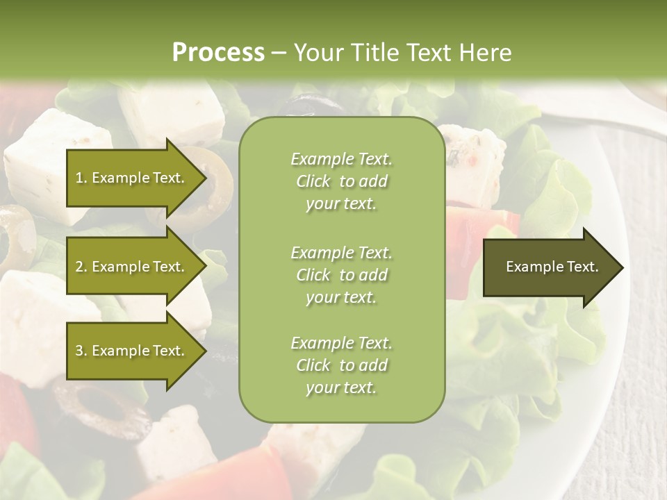 Mixed Fresh Vegetarian PowerPoint Template