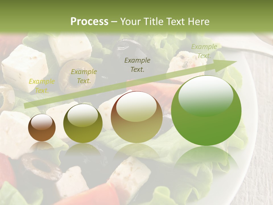 Mixed Fresh Vegetarian PowerPoint Template