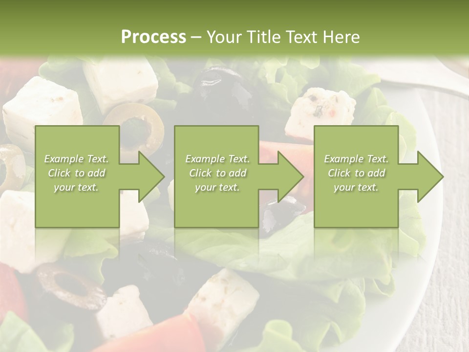 Mixed Fresh Vegetarian PowerPoint Template