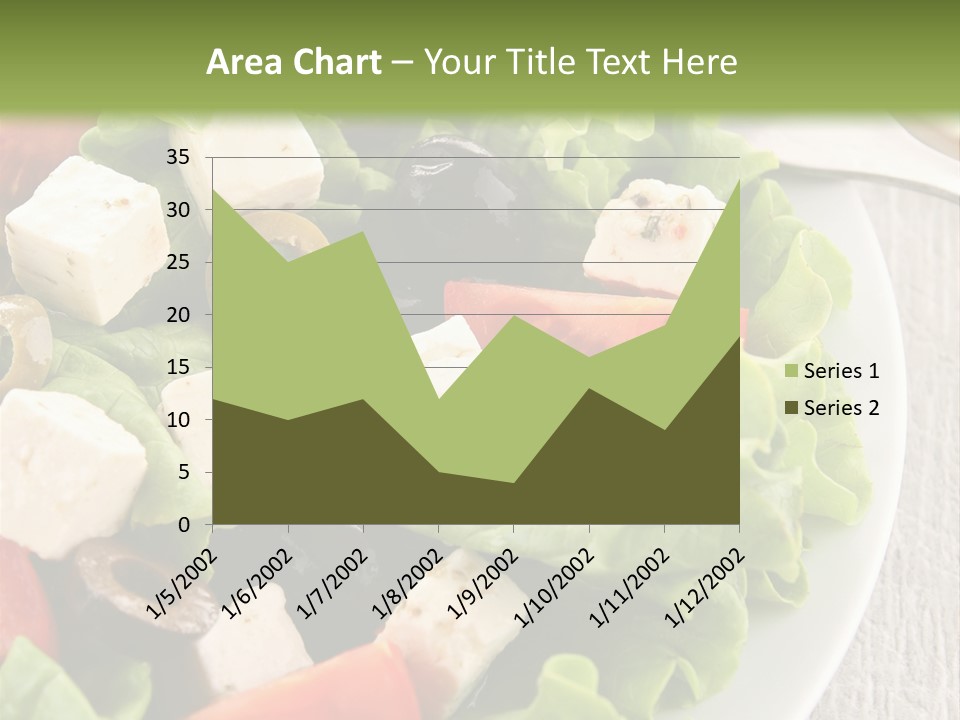 Mixed Fresh Vegetarian PowerPoint Template