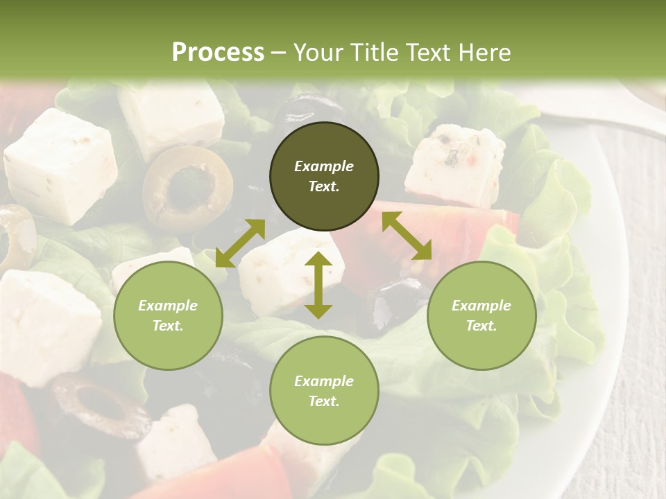 Mixed Fresh Vegetarian PowerPoint Template
