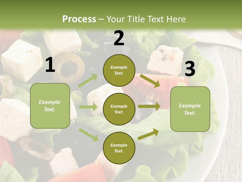 Mixed Fresh Vegetarian PowerPoint Template