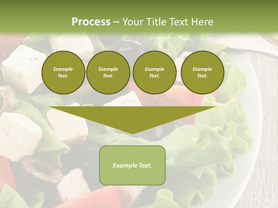 Mixed Fresh Vegetarian PowerPoint Template