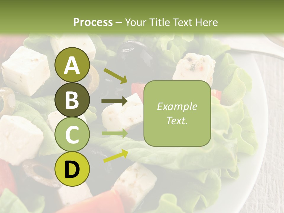 Mixed Fresh Vegetarian PowerPoint Template