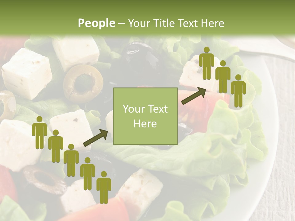 Mixed Fresh Vegetarian PowerPoint Template