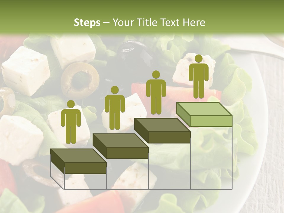 Mixed Fresh Vegetarian PowerPoint Template