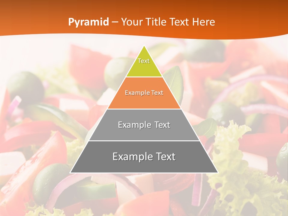 Lettuce Mediterranean Cuisine Tomatoes PowerPoint Template