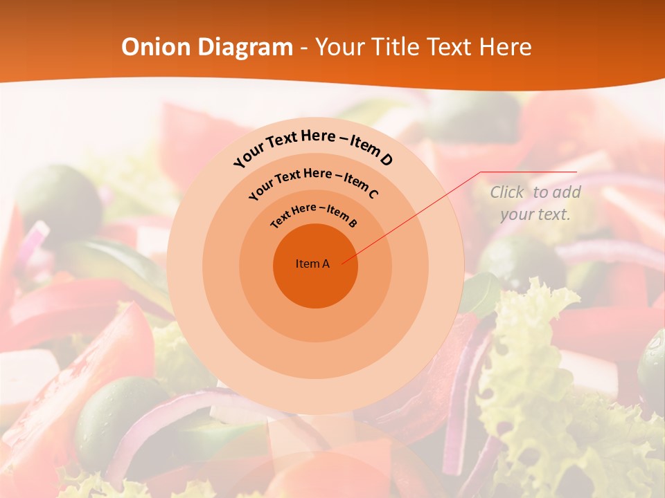 Lettuce Mediterranean Cuisine Tomatoes PowerPoint Template