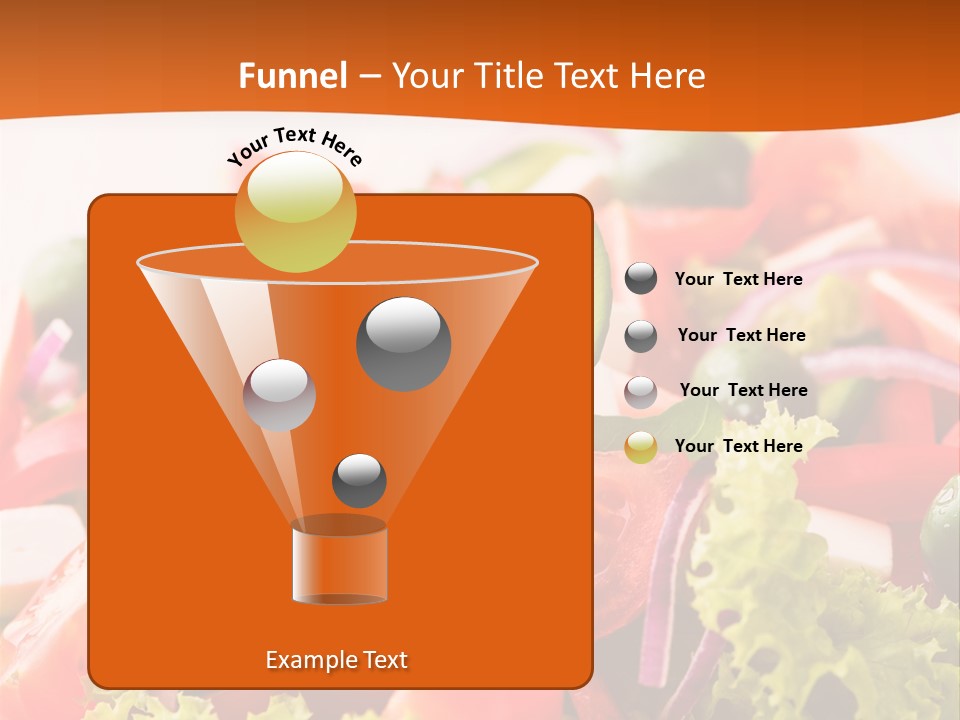 Lettuce Mediterranean Cuisine Tomatoes PowerPoint Template