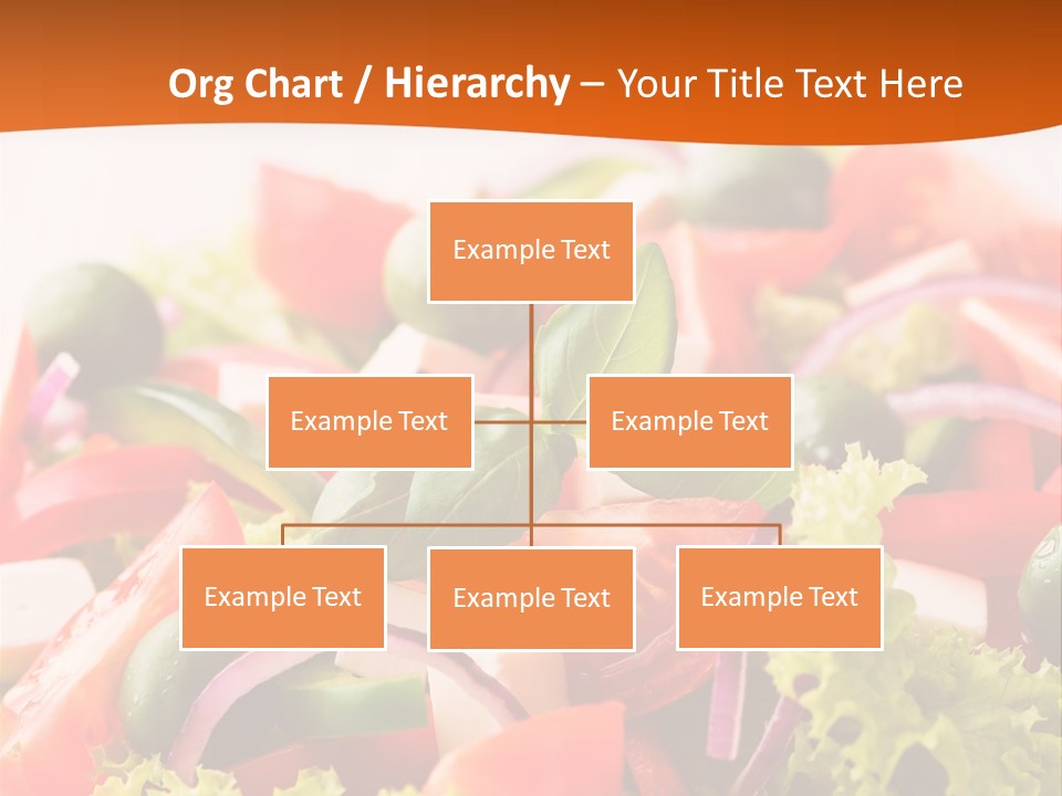 Lettuce Mediterranean Cuisine Tomatoes PowerPoint Template