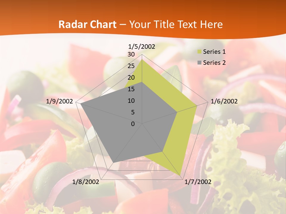 Lettuce Mediterranean Cuisine Tomatoes PowerPoint Template