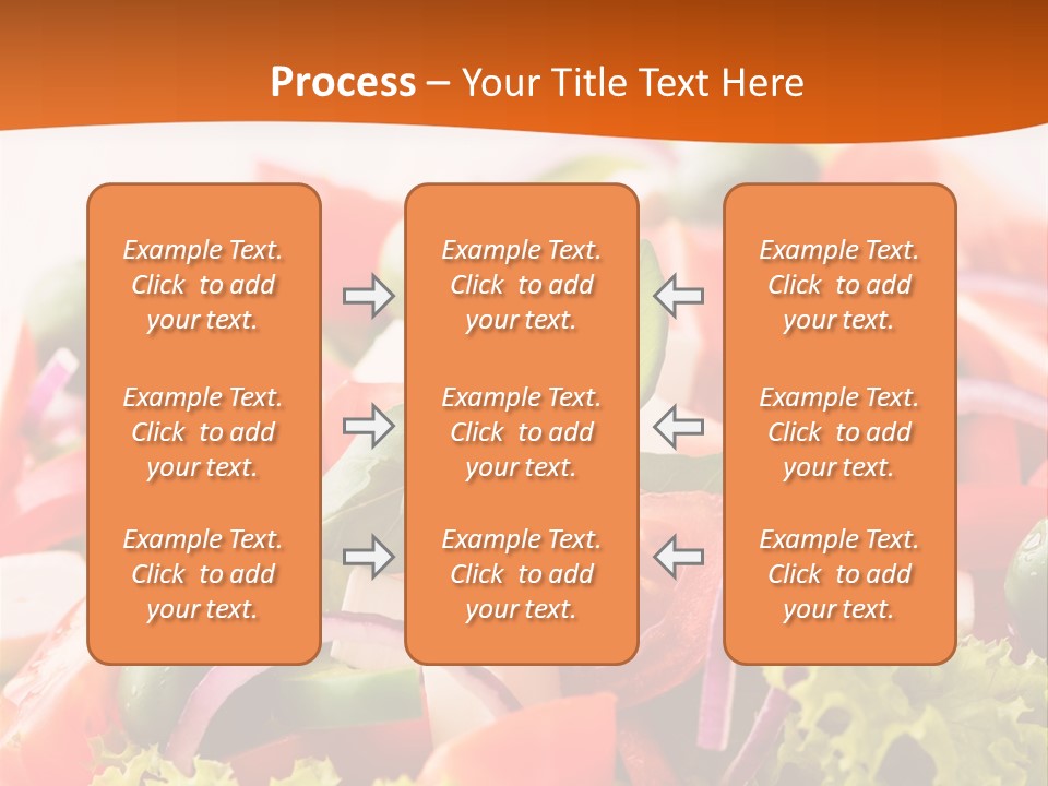 Lettuce Mediterranean Cuisine Tomatoes PowerPoint Template