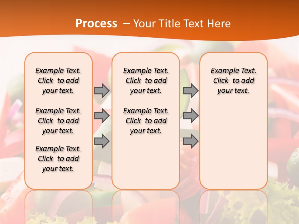 Lettuce Mediterranean Cuisine Tomatoes PowerPoint Template