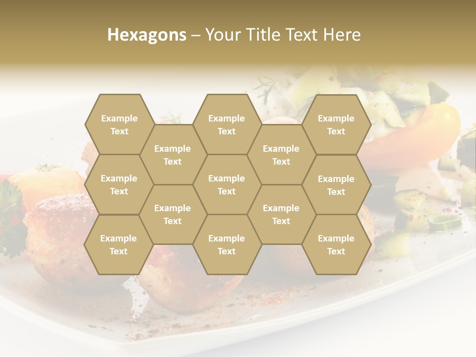 Roasted Dressing Salad PowerPoint Template