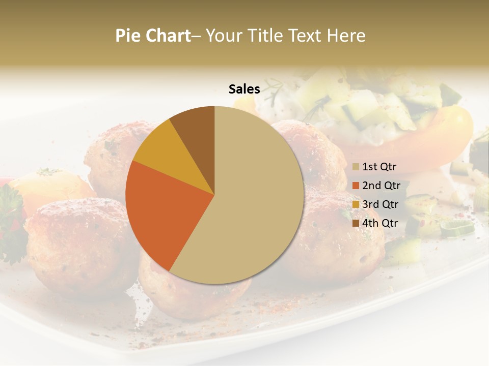 Roasted Dressing Salad PowerPoint Template