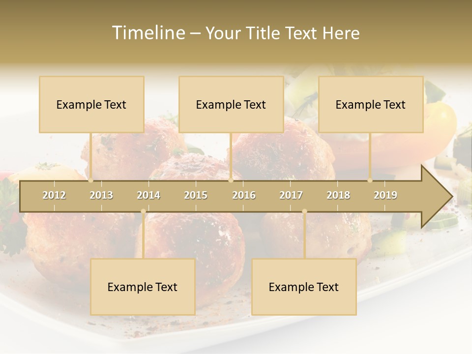Roasted Dressing Salad PowerPoint Template