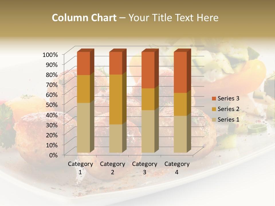 Roasted Dressing Salad PowerPoint Template