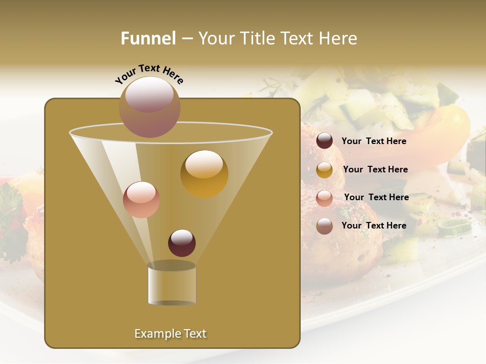 Roasted Dressing Salad PowerPoint Template