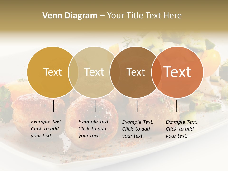 Roasted Dressing Salad PowerPoint Template