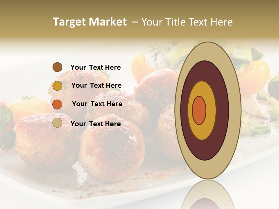 Roasted Dressing Salad PowerPoint Template