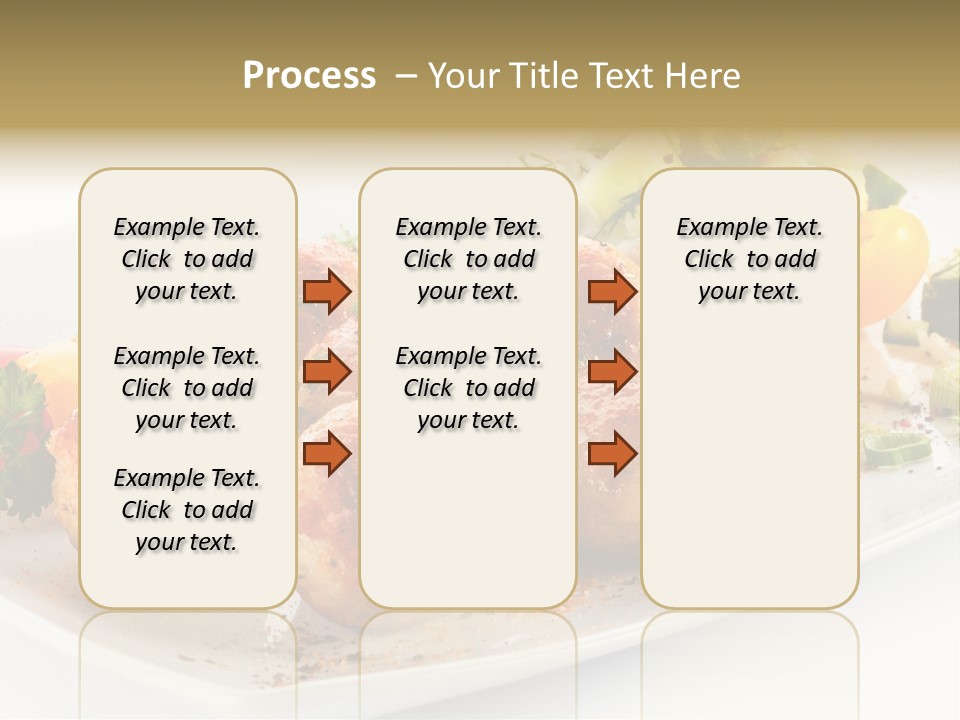 Roasted Dressing Salad PowerPoint Template