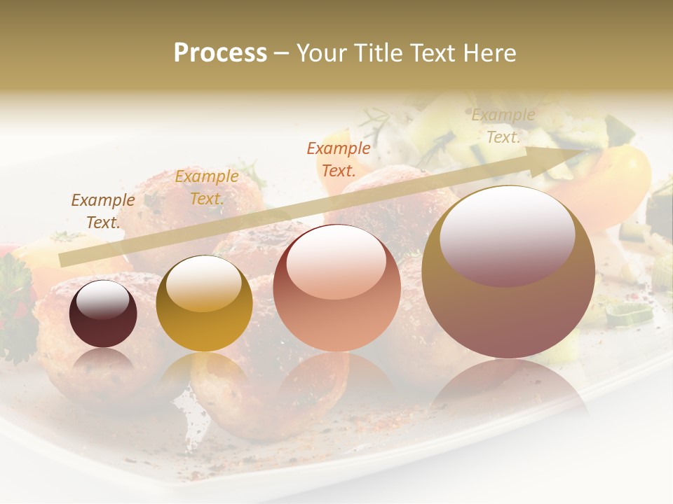 Roasted Dressing Salad PowerPoint Template