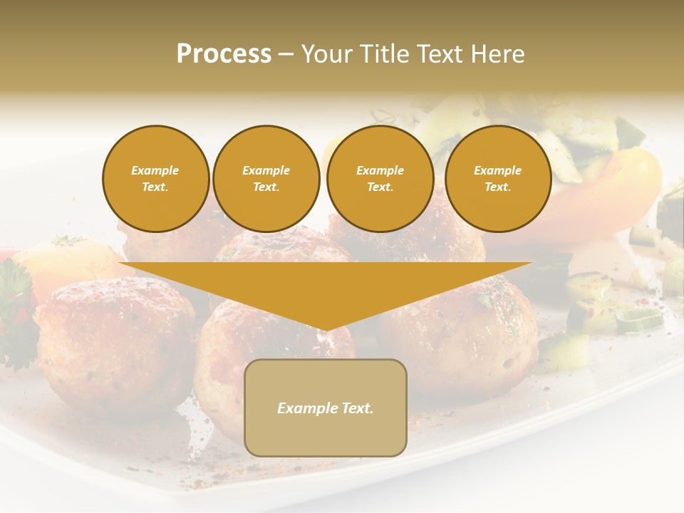 Roasted Dressing Salad PowerPoint Template