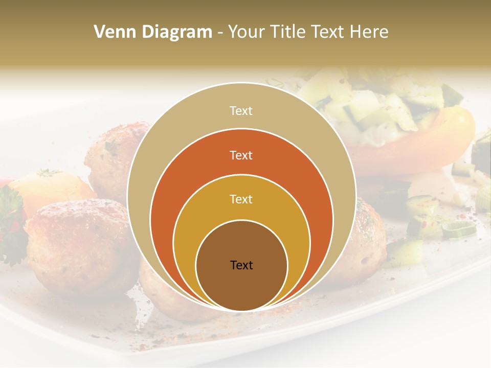 Roasted Dressing Salad PowerPoint Template