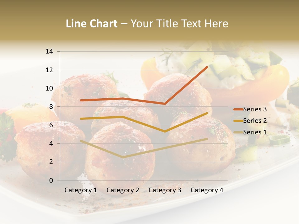 Roasted Dressing Salad PowerPoint Template