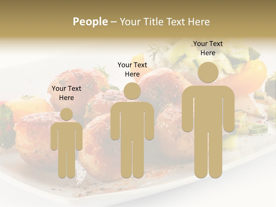 Roasted Dressing Salad PowerPoint Template