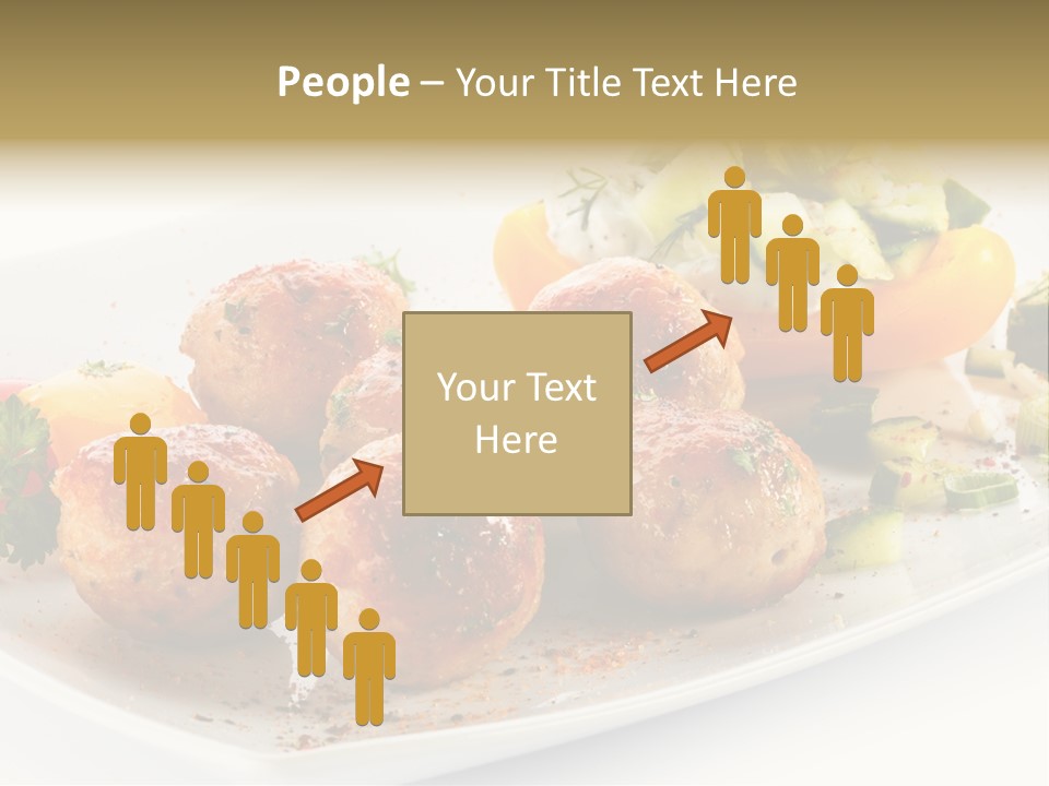Roasted Dressing Salad PowerPoint Template