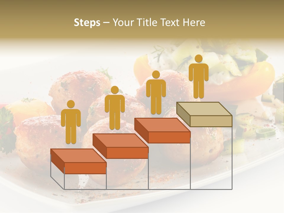 Roasted Dressing Salad PowerPoint Template