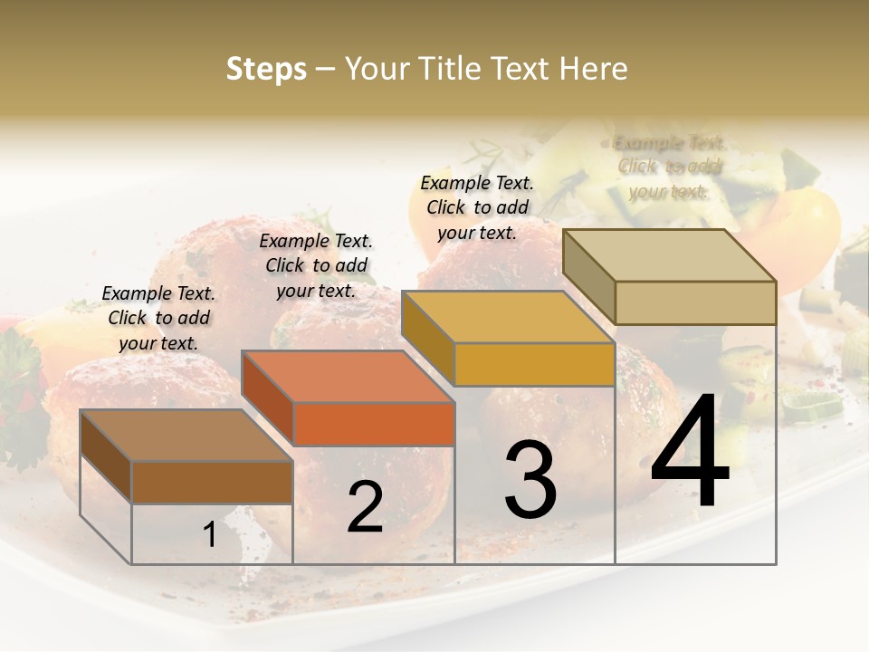 Roasted Dressing Salad PowerPoint Template