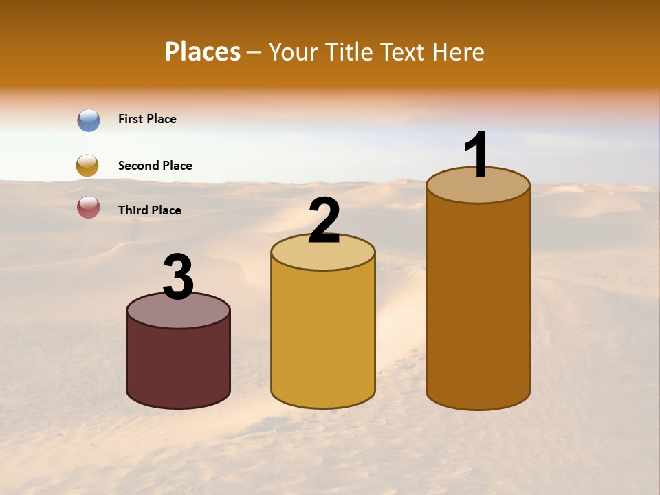 Sand Dune Tunisia PowerPoint Template
