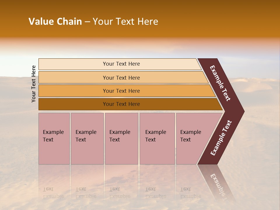 Sand Dune Tunisia PowerPoint Template