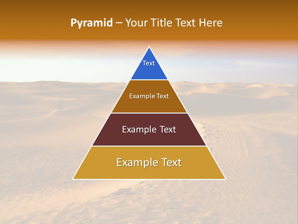 Sand Dune Tunisia PowerPoint Template