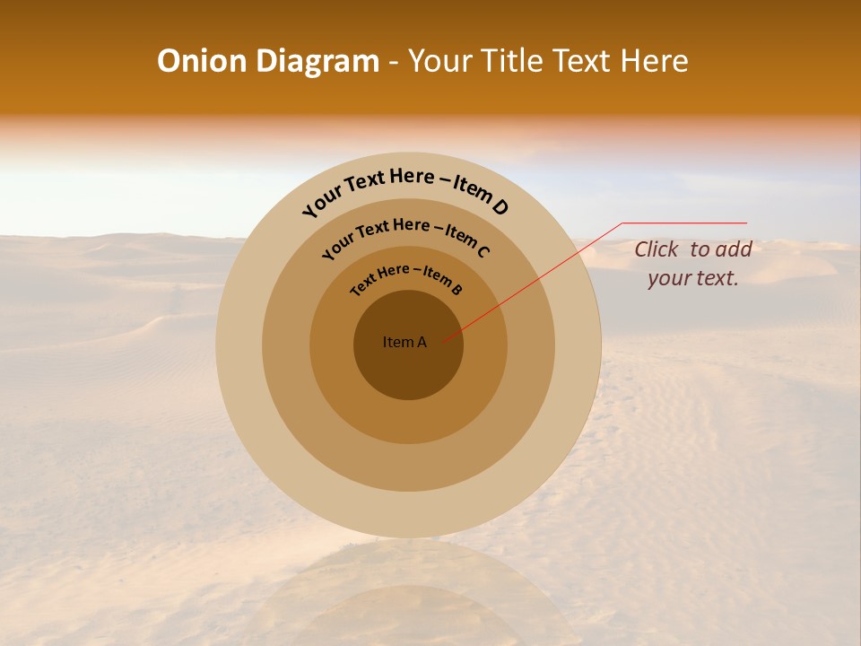 Sand Dune Tunisia PowerPoint Template