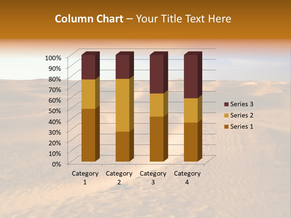 Sand Dune Tunisia PowerPoint Template